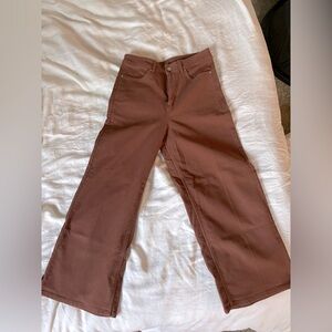 CALIA Women's High Rise Kickback Wide Leg Pant